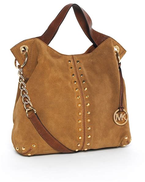 michael kors suede bags|Michael Kors astor shoulder bag.